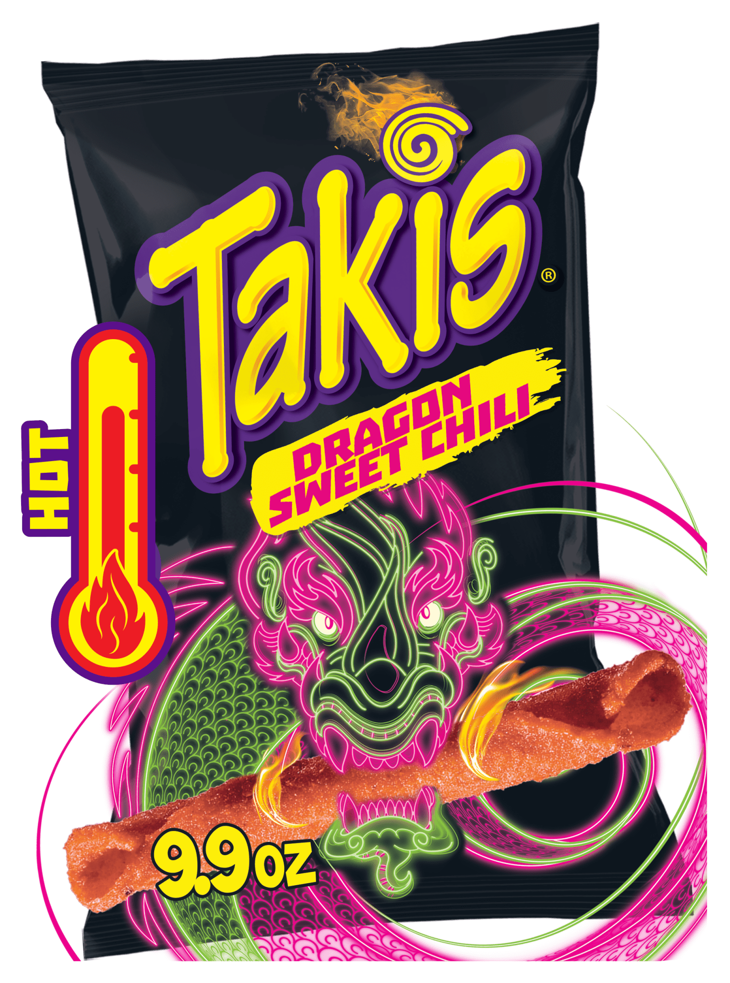 Takis Dragon Sweet Chili 9.9 oz Sharing Size Bag, Spicy Sweet Chili