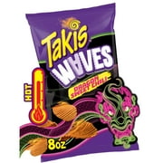 Takis Dragon Sweet Chili Waves 8 oz Sharing Size Bag, Spicy Sweet Chili Pepper Wavy Potato Chips