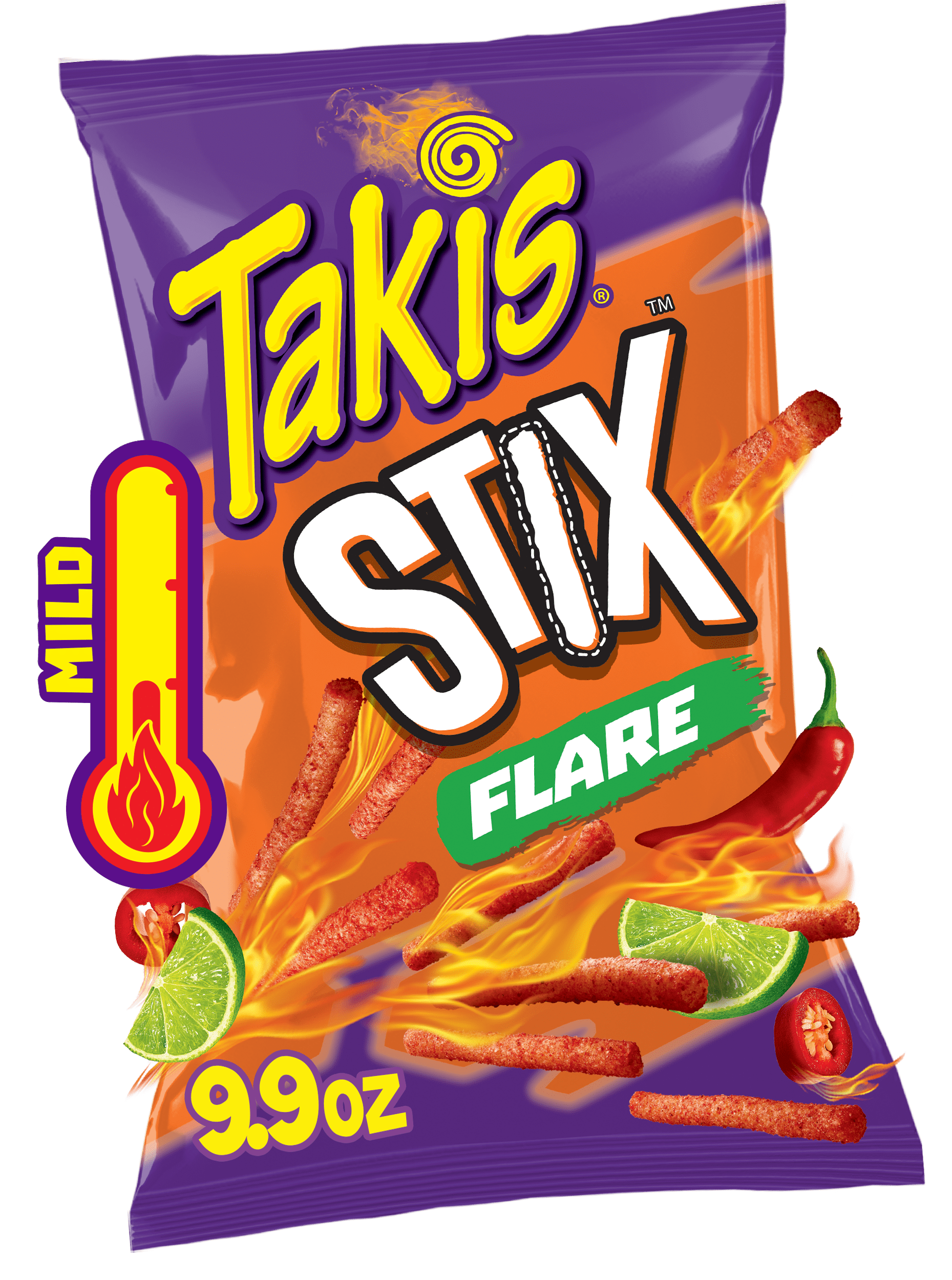 Barcel Corn Snack Sticks, Chili & Lime, Stix - 9.9 oz