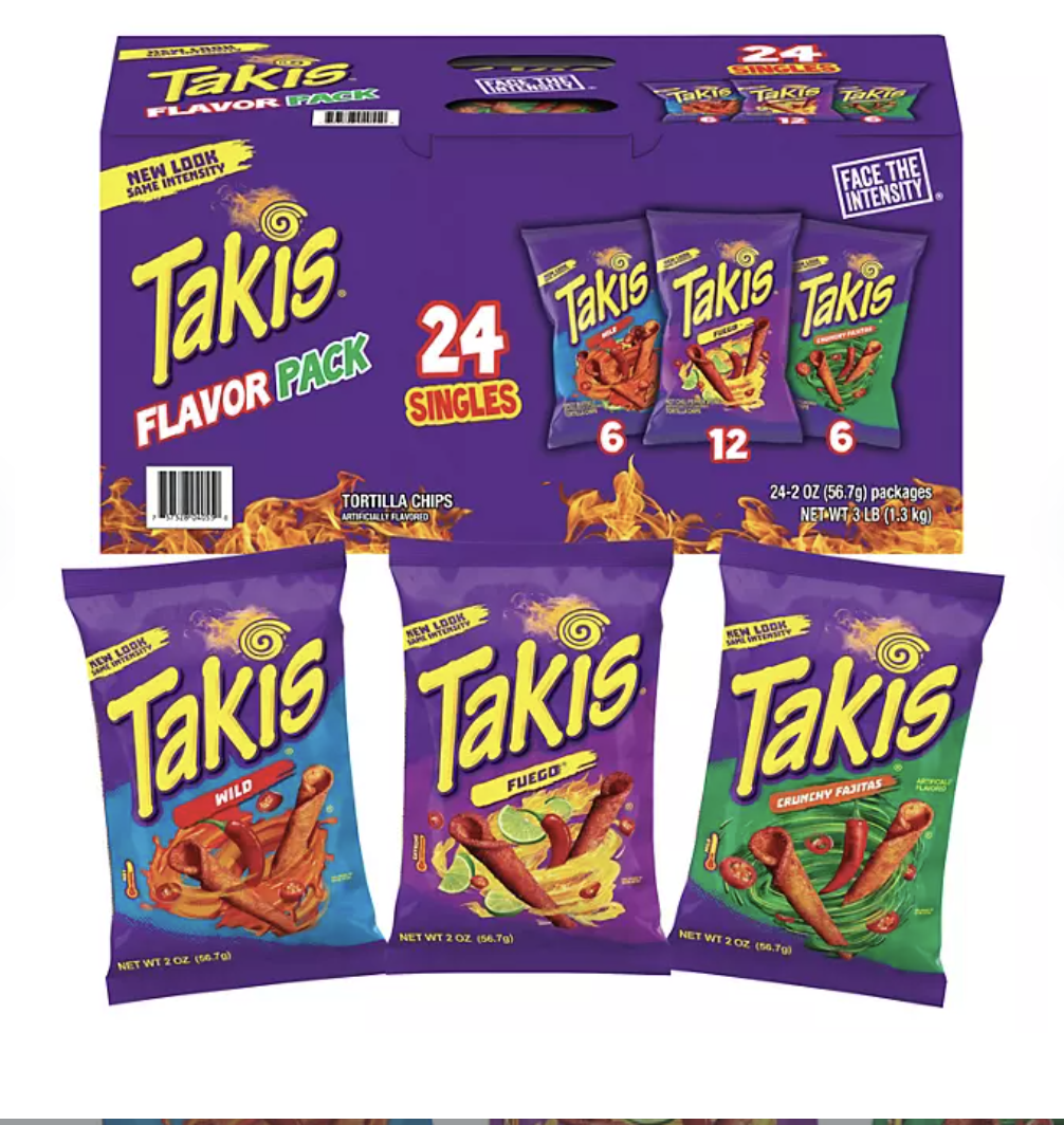 Takis Tortilla Chips, Wild, Spicy Buffalo, Pantry