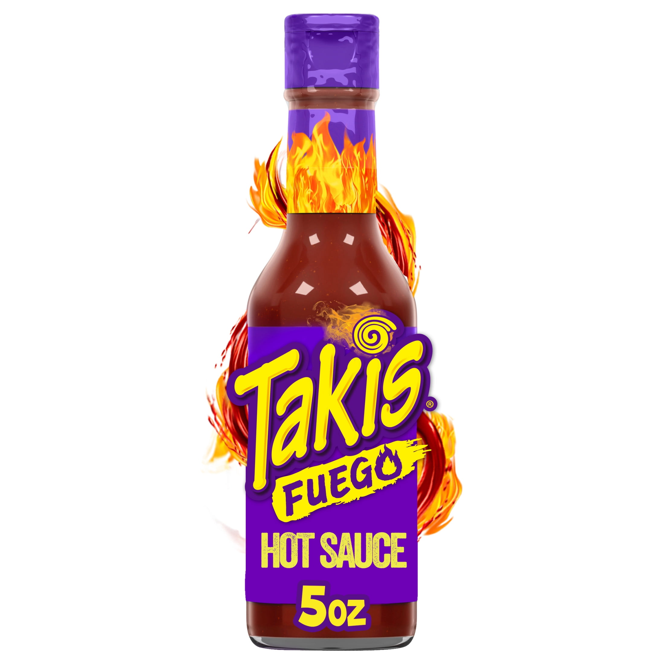 Takis Copy Takis Fuego 5 fl oz Bottle, Hot Chili Pepper & Lime Hot Sauce - Walmart ...