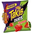 thumbnail image 1 of Takis Fuego Duos 3 oz Snack Size Bag, Hot Chili Pepper, Lime & Watermelon Snack Mix, 1 of 7