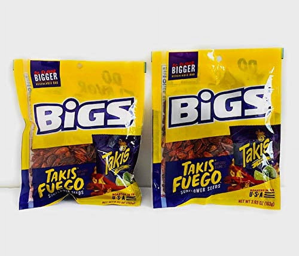Takis Fuego Hot Chili Lime Flavor Huge Sunflower Seeds 2pack 3.630z each