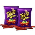 thumbnail image 1 of Takis Fuego Hot Chili Pepper & Lime Tortilla Chips, 4oz Bag (2-Pack), 1 of 5