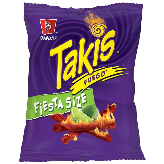 Takis Fuego Rolls 20 oz Fiesta Bag, Hot Chili Pepper & Lime Flavored Spicy Tortilla Chips