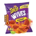 thumbnail image 1 of Takis Fuego Waves 2.5 oz Snack Size Bag, Hot Chili Pepper & Lime Wavy Potato Chips, 1 of 9