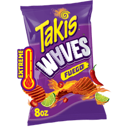 Takis Blue Heat 9.9 oz Sharing Size Bag, Hot Chili Pepper Rolled