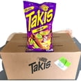 thumbnail image 1 of Takis Fuego hot chili pepper & lime flavored tortilla chips, 9.9-ounce bags (case of 14), 1 of 5