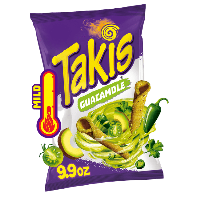 Takis Guacamole 9.9 oz Sharing Size Bag, Guacamole Rolled Tortilla