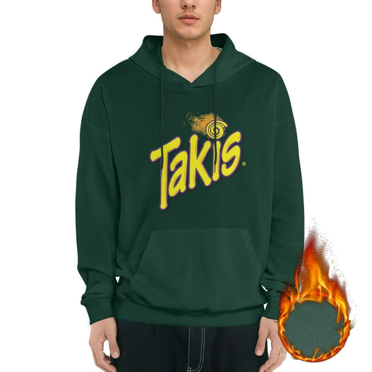 Takis Men s Casual Fleece Sherpa Lined Hoodie Winter Warm Pullover Hooded Sweatshirt Men s Fleece Hoodie Walmart
