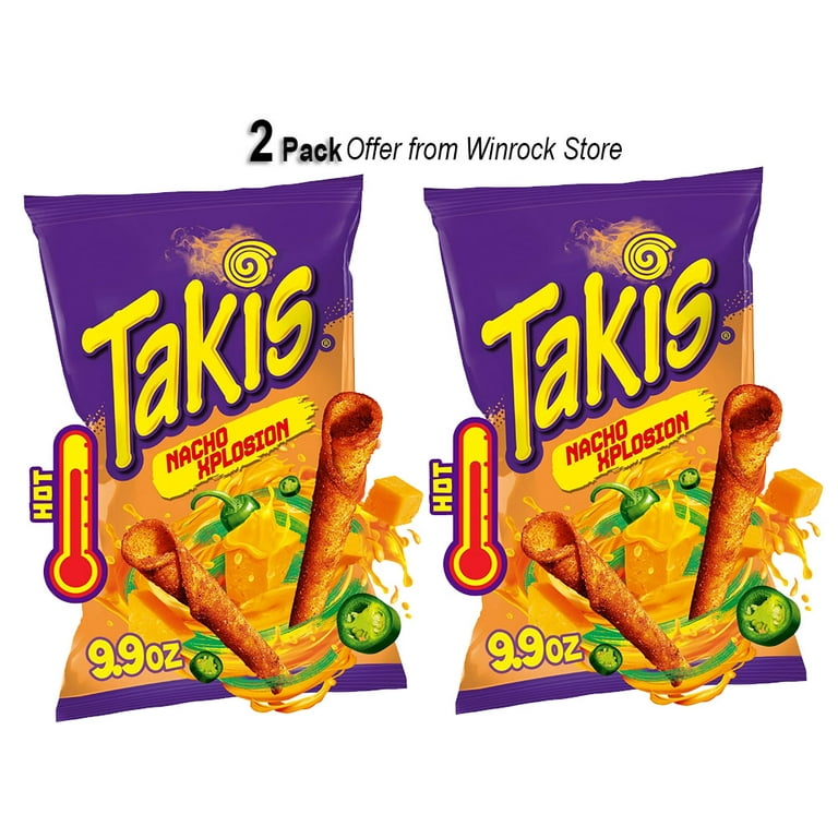 Takis Nacho Xplosion 9.9 oz Sharing Size Bag, Cheese and Chili