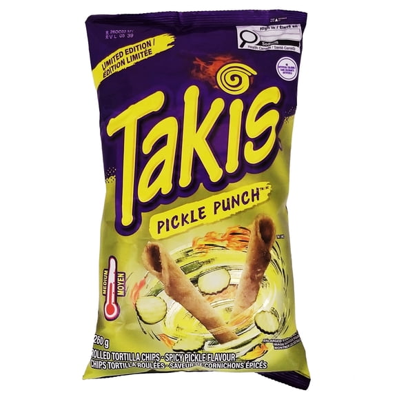 Takis Pickle Punch Rolled Tortilla Chips 260g (9.2 oz)