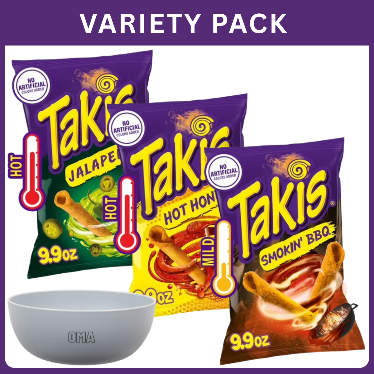Takis Smokin’ BBQ Flavored Rolled Tortilla Chips 9.9 oz + Takis ...