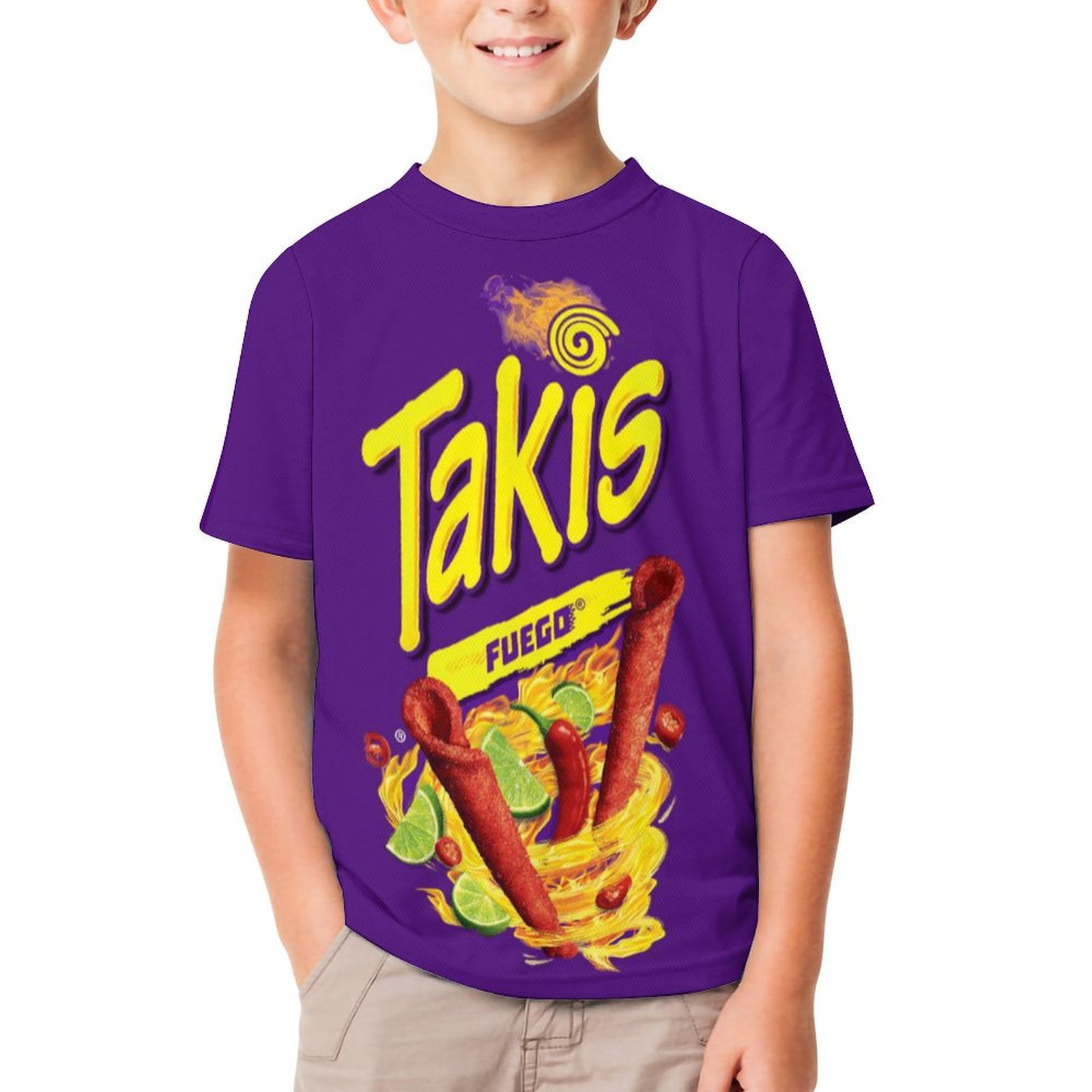 NAME IT MINI T-shirt NMFVIBEKE met printopdruk zalmroze