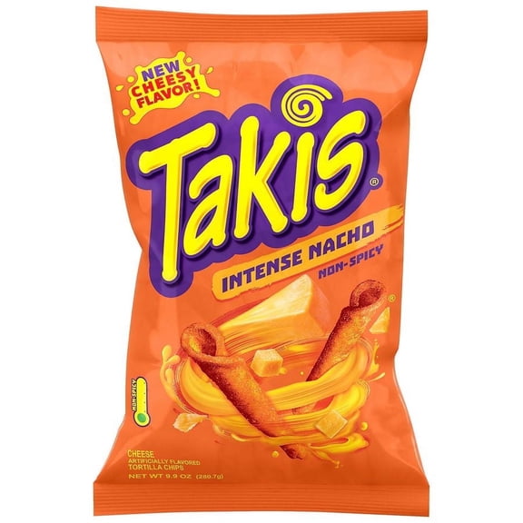 Takis Tortilla Chips Intense Nacho Cheese 9.9 oz