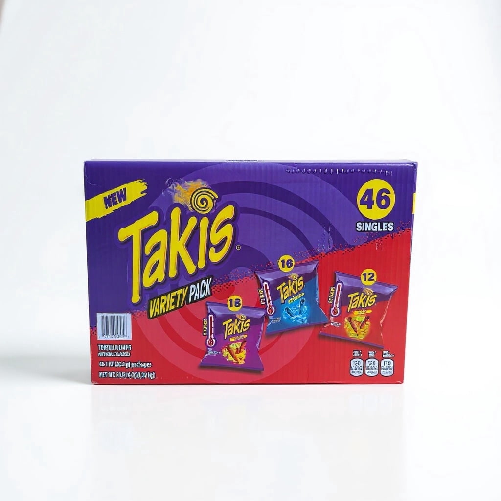 Takis Tortilla Chips Variety Pack 46 - 1 oz Each