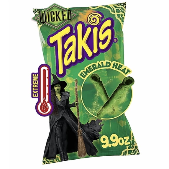 Takis Takis Wicked Emerald Heat Habanero & Cucumber Rolled Tortilla Chips — product image