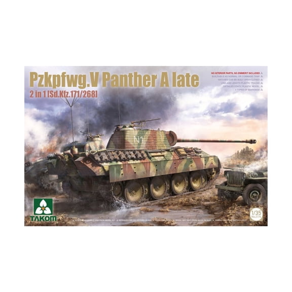 Takom PzKpfwg V Panther A (Late) (2 in 1) New