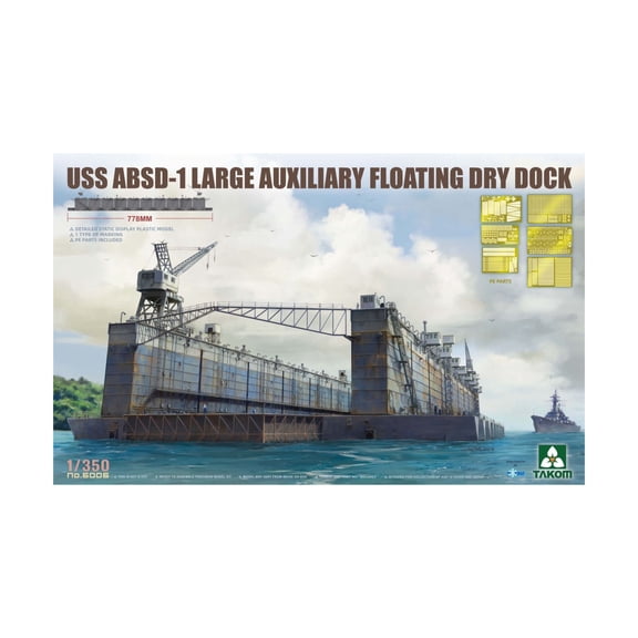Takom USS ABSD1 Large Auxiliary Floating Dry Dock New
