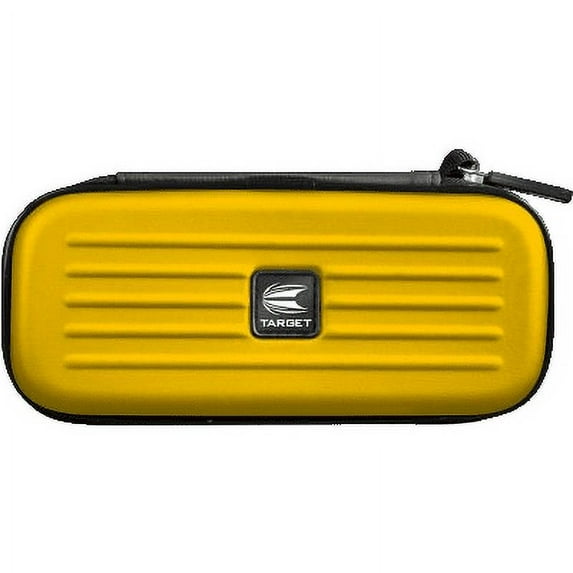 Target Darts Takoma Dart Case Wallet, Regular Size, Yellow | Store 3 Fully Assembled Darts & Accessories | Dart Holder with Zip Lock Pouches, Store Flights, Shafts & Swiss Points