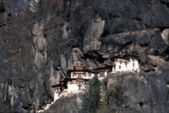 Taksang Monastery Bhutan Canvas Art - Vassi Koutsaftis  DanitaDelimont (36 x 24)