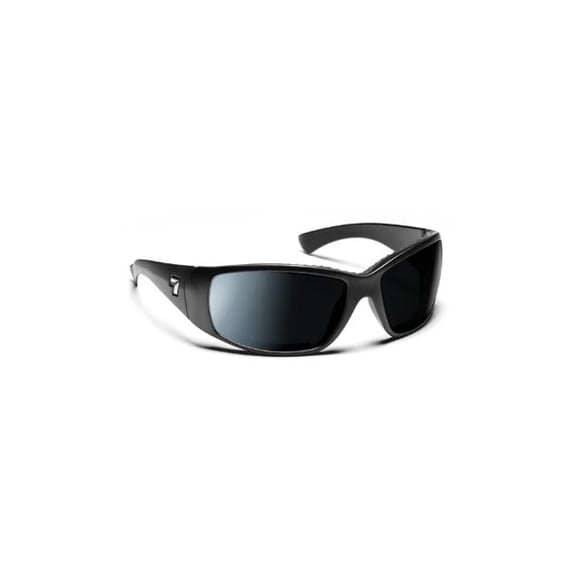 Taku Wind Blocking Padded Foam Polarized Sunglasses for Outdoors, 100% UVA + UVB Protection, Matte Black Frame/Polarized Gray Lens