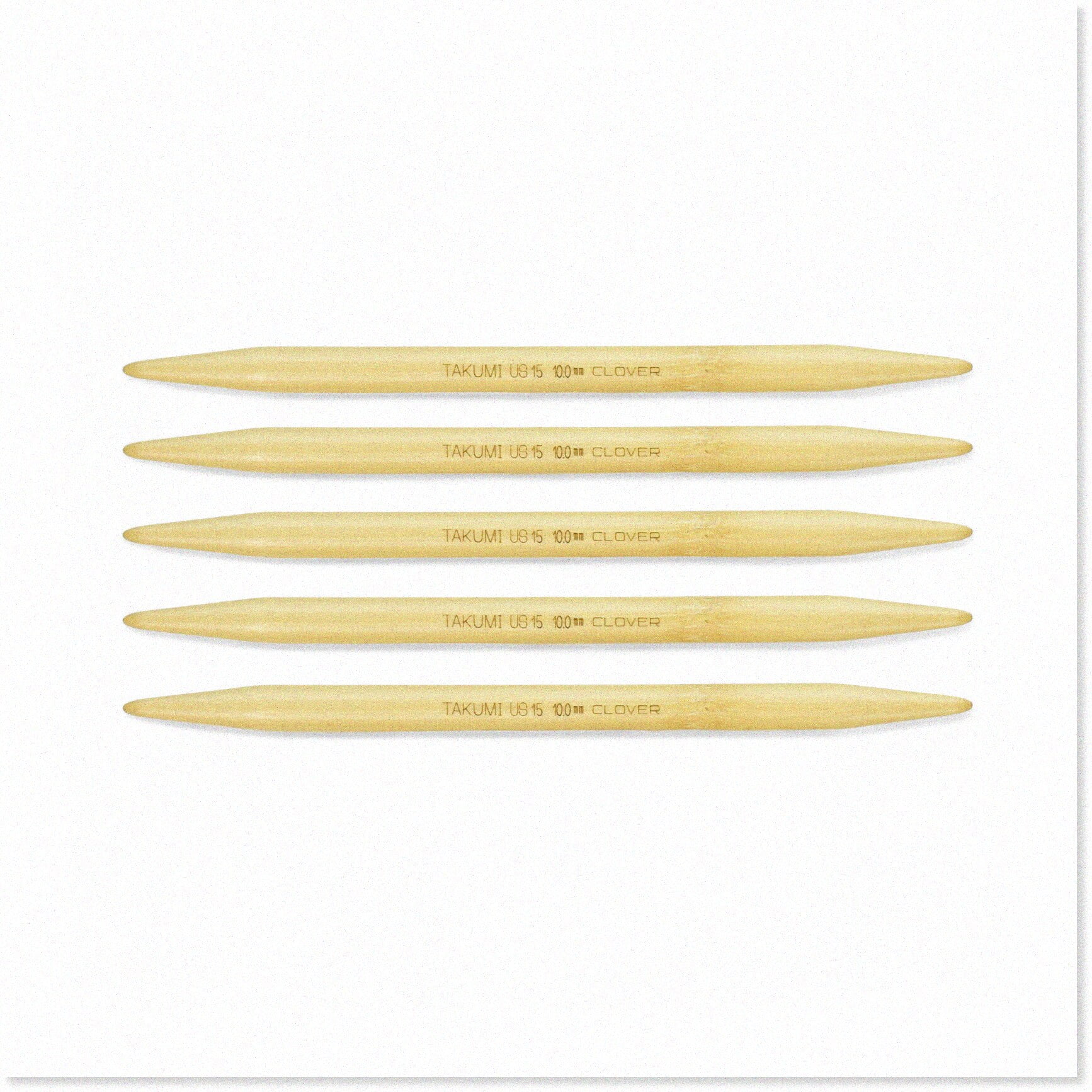 Takumi 7Inch Double Point, Size 15 Precision Crafted Bamboo Knitting