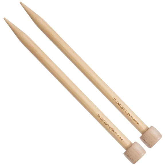 Takumi Bamboo Single Pointed Knitting Needles - 13"
