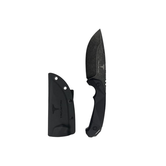 Takumitak Companion Fixed Blade Knife, 4in, D2, Drop Point, G10 Handle, Black St