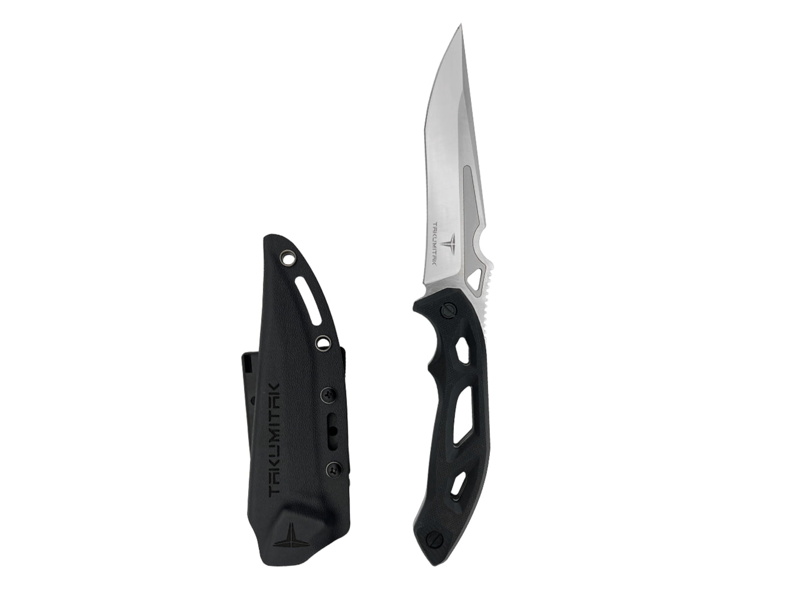 Takumitak Unhinged Fixed Blade Knife, 5in, D2, Drop Point Recurve, G10 Handle, S