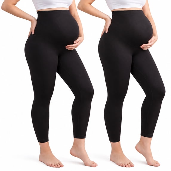 Takusun Maternity Leggings for Women- High Waist Maternity Pants Pregnancy Clothes