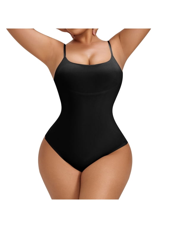 Women's Seamless Shapewear Bodysuit Tummy Control Body Shaper Waist Defining Body Suit