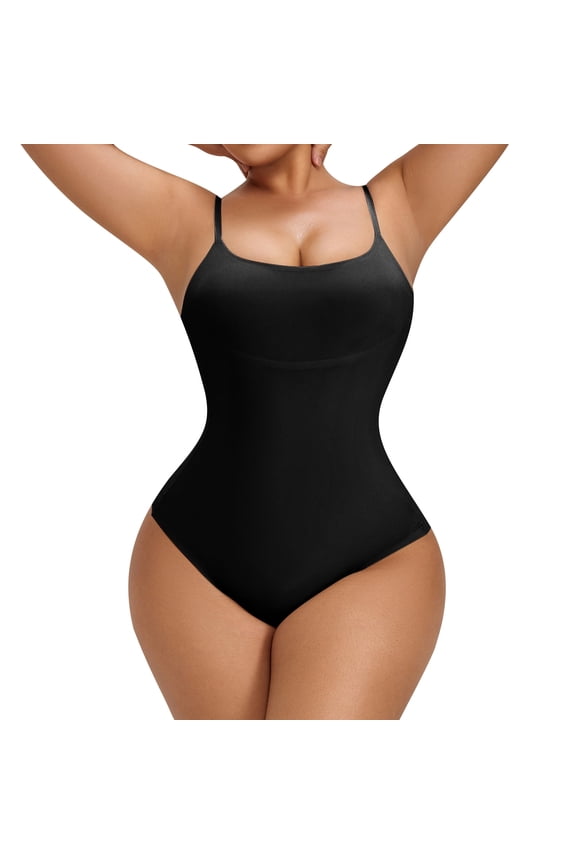 Women's Seamless Shapewear Bodysuit Tummy Control Body Shaper Waist Defining Body Suit