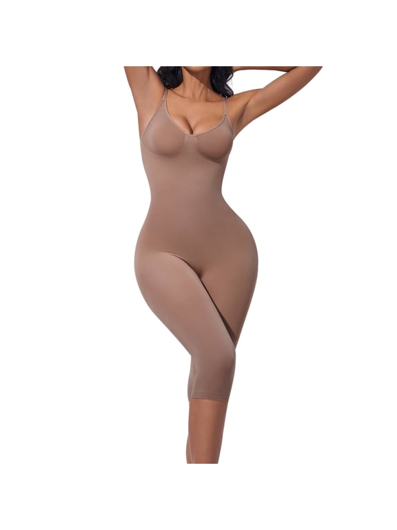 Women's Tummy Control Shapers Full Body Shapewear Bodysuits Seamless Slimmer One Piece Jumpsuit