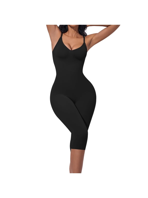 Women's Tummy Control Shapers Full Body Shapewear Bodysuits Seamless Slimmer One Piece Jumpsuit