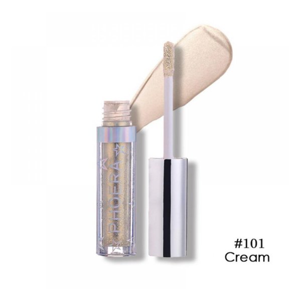Takyoo 12 Colors Long Lasting Waterproof Shining Shimmer Glitter Liquid Eyeshadow Metallic Pigments