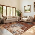 thumbnail image 1 of Takywep 9x12ft Red Area Rugs, Modern Abstract Accent Rug, Non Slip Washable Thin Carpet, Soft Low Pile Decorative Rectangle Rug for Living Room, Bedroom, Office, Entryway, 1 of 8