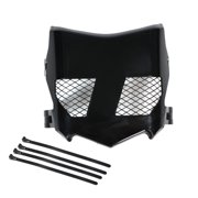 Talaria Sting Front Plate Fairing, Motorcycle Black Replacement Panel with Vented Guard Piece for Bike Face Repair Garage Needs