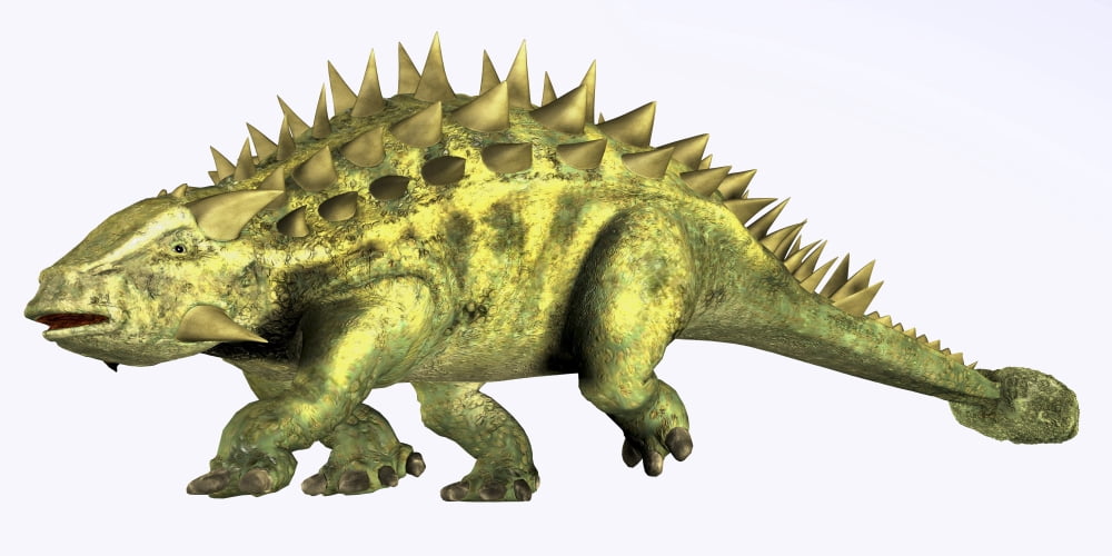 Talarurus dinosaur from the Cretaceous Period Canvas Art - Corey FordStocktrek Images (40 x 20)