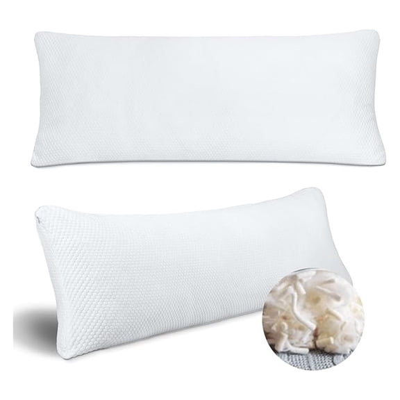 Talatex Premium Adjustable Latex Body Pillow, 3 Compartments Body Pillow Perfect Support and Full Body Pillow, Long Pillow with a Removable Ultra Cooling Pillowcase