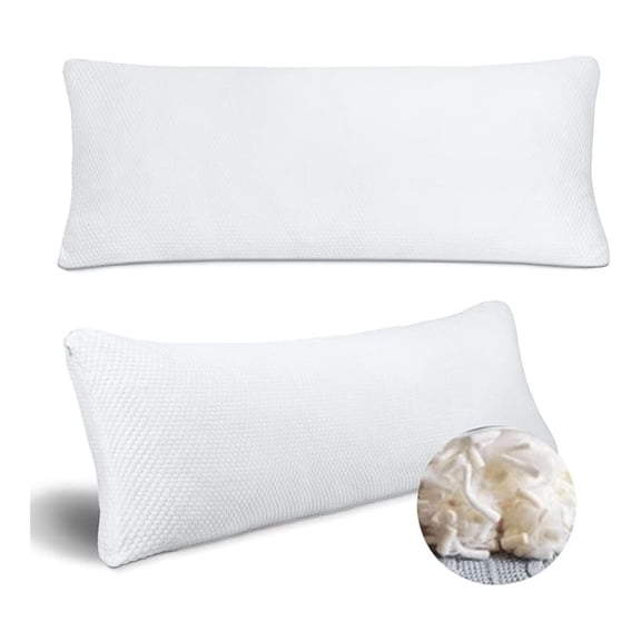 Talatex Premium Adjustable Latex Body Pillow, 3 Compartments Body Pillow Perfect Support and Full Body Pillow, Long Pillow with a Removable Ultra Cooling Pillowcase