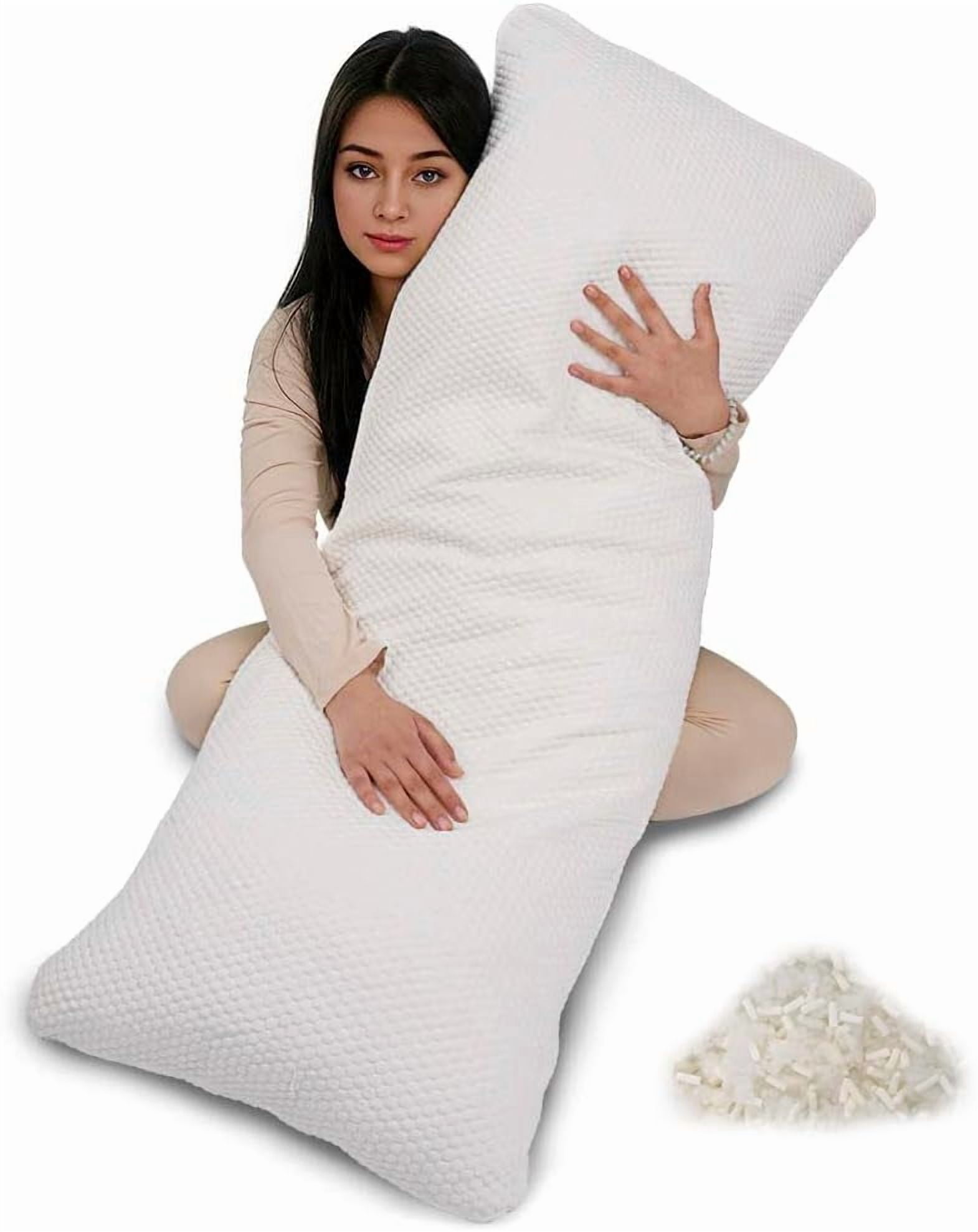 Talatex Premium Latex Body Pillow, Separate Compartments