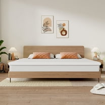 Talatex Premium Latex Topper Natural Latex Materials California King Size Bed 2 Inch Medium Firm