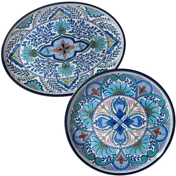 Talavera 2pc Platter Set