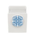 thumbnail image 1 of Talavera Decorative Pattern Blue Ilustration Desk Pencil Holder Cup Pen Organizer, 1 of 4