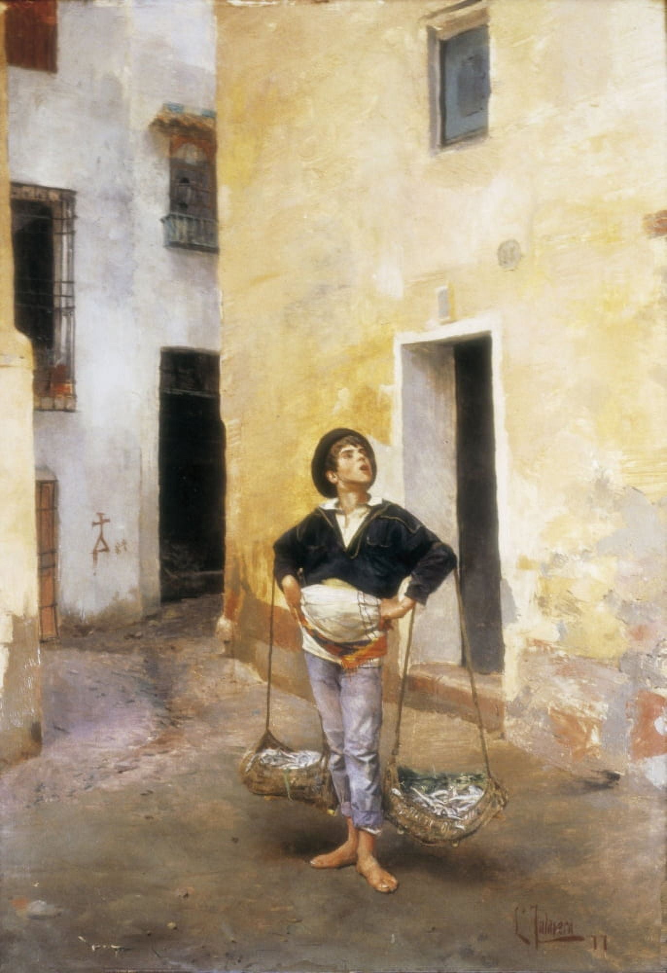 Talaveraleoncio (1853-1878) Canvas Art - (18 x 24)
