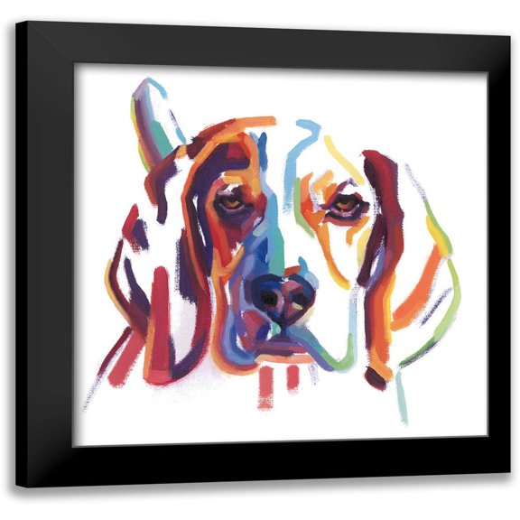 Talbot, Andrew 15x15 Black Modern Framed Museum Art Print Titled - Beagle