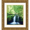 thumbnail image 1 of Talbot Frank, Christopher 12x14 Gold Ornate Wood Framed with Double Matting Museum Art Print Titled - USA, Oregon, Whitehorse Waterfall in Oregon, 1 of 4
