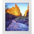 thumbnail image 1 of Talbot Frank, Christopher 12x14 White Modern Wood Framed Museum Art Print Titled - USA, Utah, A stream near Fisher Towers, 1 of 4