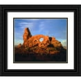 thumbnail image 1 of Talbot Frank, Christopher 14x12 Black Ornate Wood Framed with Double Matting Museum Art Print Titled - USA, Utah, Arches NP Arches at sunset, 1 of 4